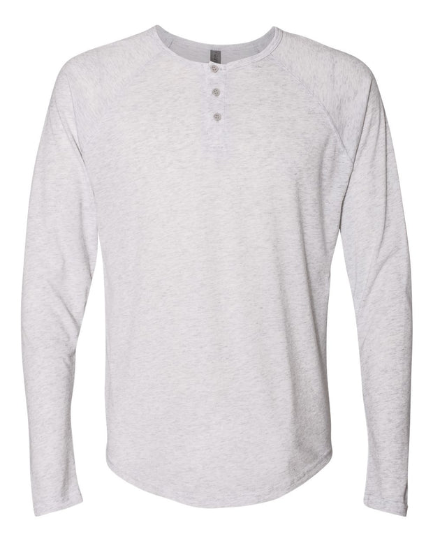Next Level Triblend Henley - 6072