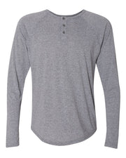 Next Level Triblend Henley - 6072