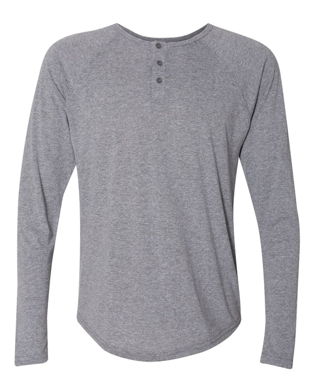 Next Level Triblend Henley - 6072