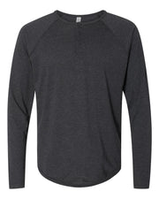 Next Level Triblend Henley - 6072