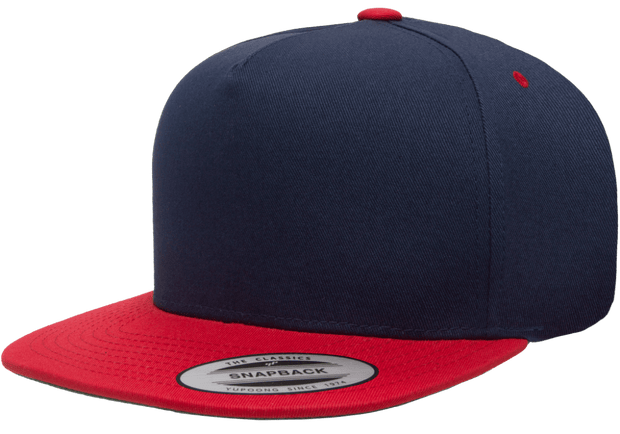 YP Classics Five-Panel Cotton Twill Snapback Cap - 6007