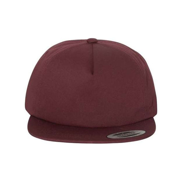 YP Classics Lightly-Structured Five-Panel Snapback Cap - 6502