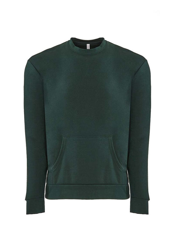 Next Level - Santa Barbara Pocket Crewneck Sweatshirt - 9001