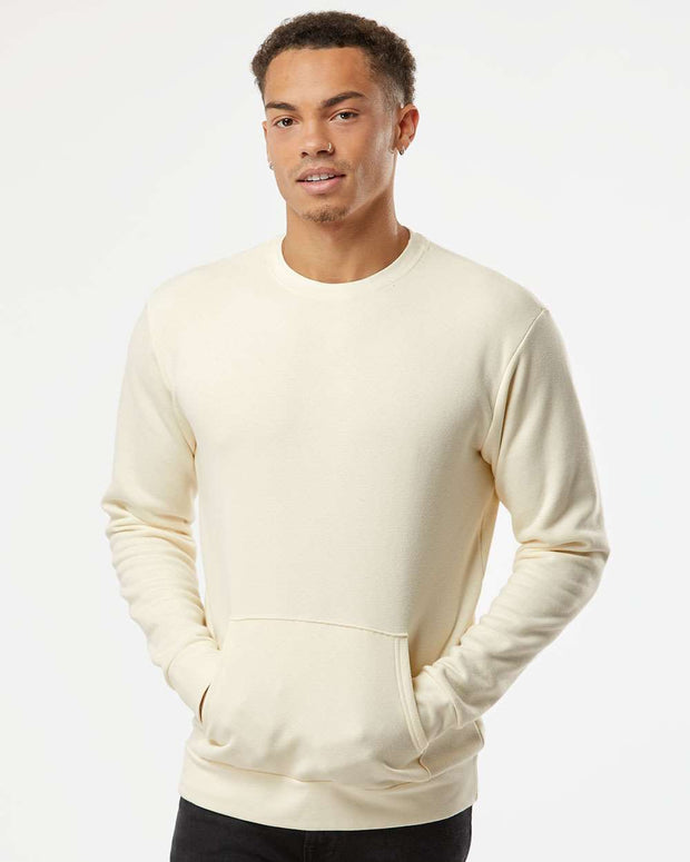 Next Level - Santa Barbara Pocket Crewneck Sweatshirt - 9001