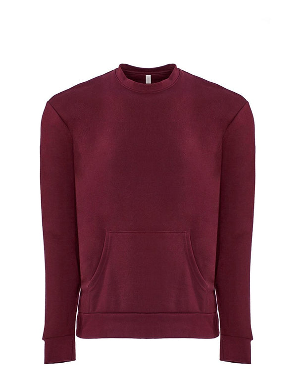 Next Level - Santa Barbara Pocket Crewneck Sweatshirt - 9001