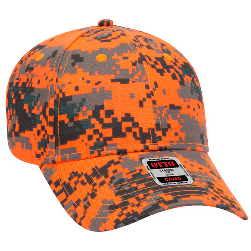 OTTO CAP 6 Panel Low Profile Baseball Cap Digital Inferno