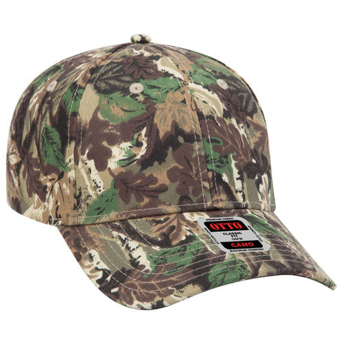 OTTO CAP 6 Panel Low Profile Baseball Cap Forest Phanton