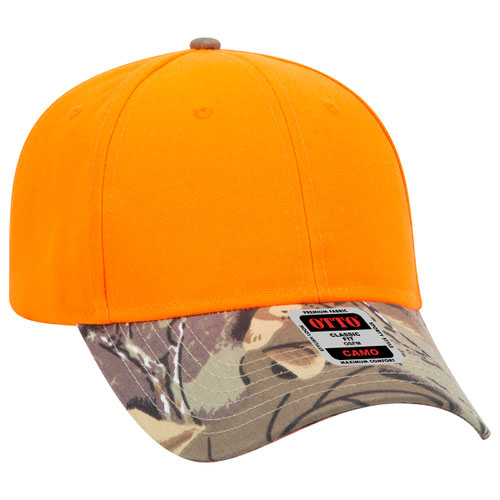 OTTO CAP 6 Panel Low Profile Baseball Cap Blaze Timber
