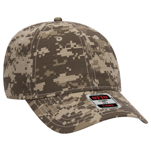 OTTO CAP 6 Panel Low Profile Baseball Cap Desert Digital