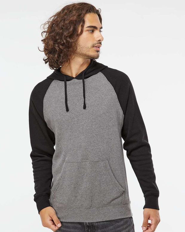 Independent Trading Co. - Special Blend Raglan Hooded Sweatshirt - PRM33SBP