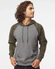 Independent Trading Co. - Special Blend Raglan Hooded Sweatshirt - PRM33SBP