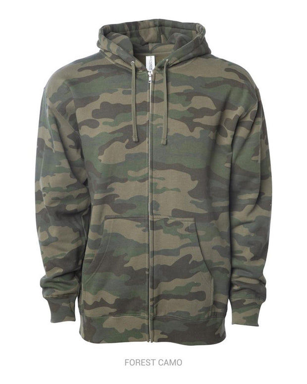 Independent Trading Co. - Midweight Full-Zip Hooded Sweatshirt - SS4500Z
