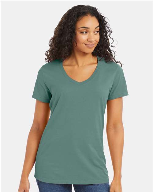 ComfortWash by Hanes Garment-Dyed Women's V-Neck T-Shirt GDH125
