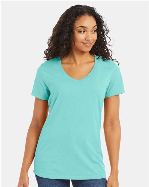ComfortWash by Hanes Garment-Dyed Women's V-Neck T-Shirt GDH125