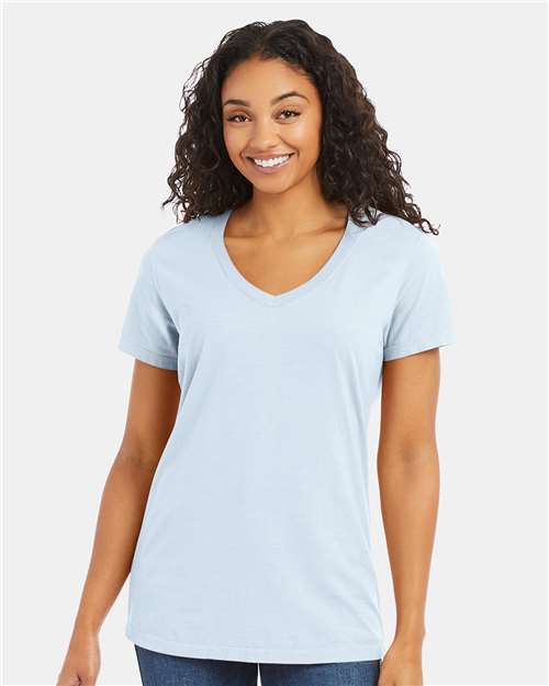 ComfortWash by Hanes Garment-Dyed Women's V-Neck T-Shirt GDH125