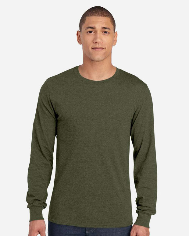 JERZEES Premium Blended Ringspun Long Sleeve Crewneck T-Shirt - 560LSR