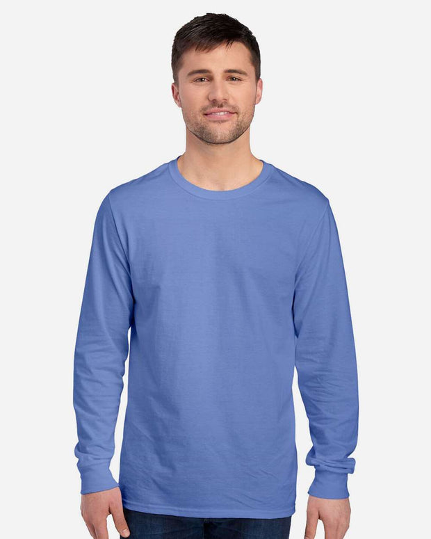 JERZEES Premium Blended Ringspun Long Sleeve Crewneck T-Shirt - 560LSR