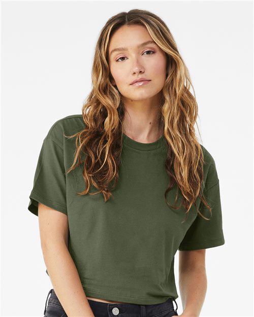 BELLA + CANVAS Women's Jersey Crop Tee - BELLA + CANVAS 6482