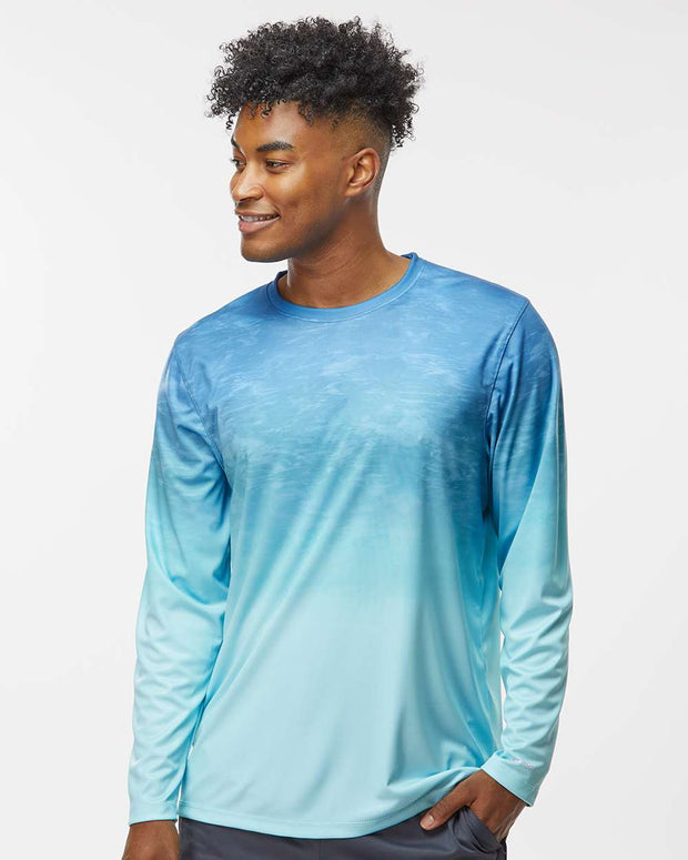 Paragon Montauk Oceanic Fade Performance Long Sleeve T-Shirt - 229