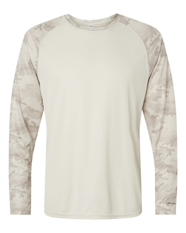 Paragon Cayman Performance Camo Colorblocked Long Sleeve T-Shirt - 216