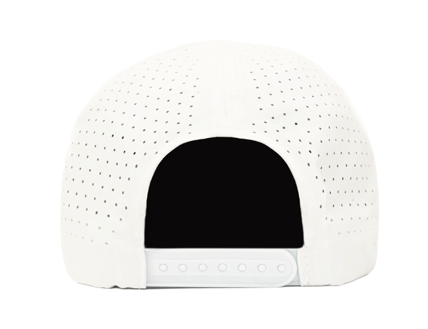 6 panel Hydro Cap: White (NO ROPE)
