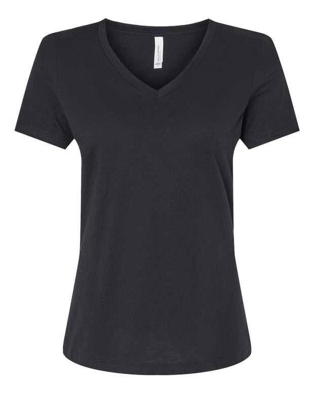 BELLA + CANVAS - Women's Relaxed Heather CVC V-Neck Tee - 6405CVC