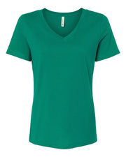 BELLA + CANVAS Women’s Relaxed Jersey V-Neck Tee 6405