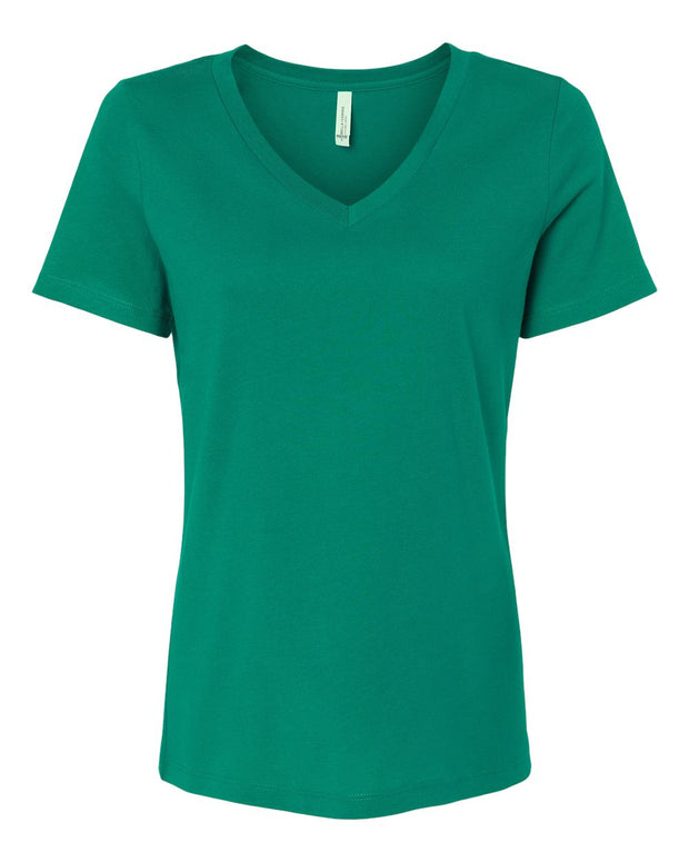 BELLA + CANVAS Women’s Relaxed Jersey V-Neck Tee 6405