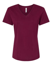 BELLA + CANVAS Women’s Relaxed Jersey V-Neck Tee 6405