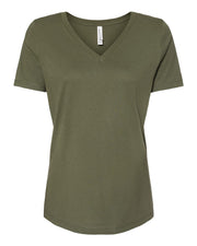 BELLA + CANVAS Women’s Relaxed Jersey V-Neck Tee 6405
