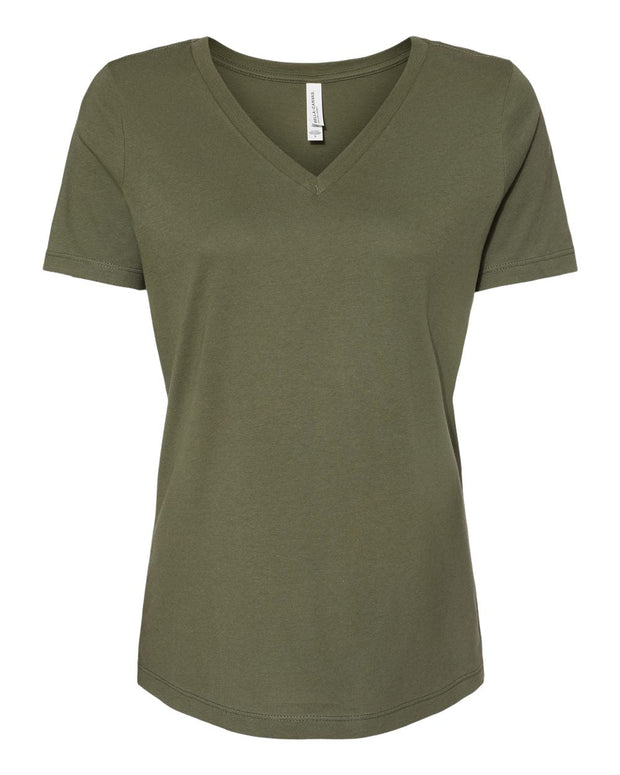 BELLA + CANVAS Women’s Relaxed Jersey V-Neck Tee 6405
