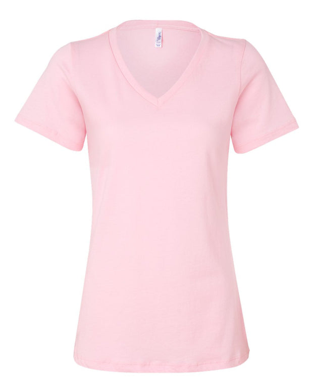 BELLA + CANVAS Women’s Relaxed Jersey V-Neck Tee 6405