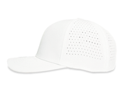 6 panel Hydro Cap: White (NO ROPE)