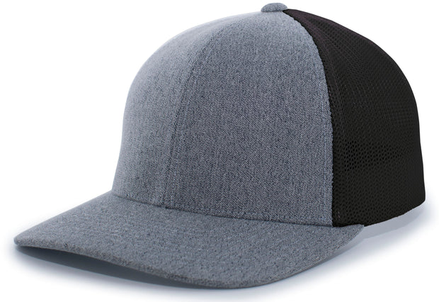 Heather Trucker Flexfit® Cap - P405