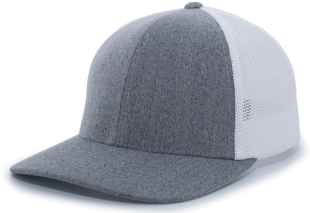 Heather Trucker Flexfit® Cap - P405