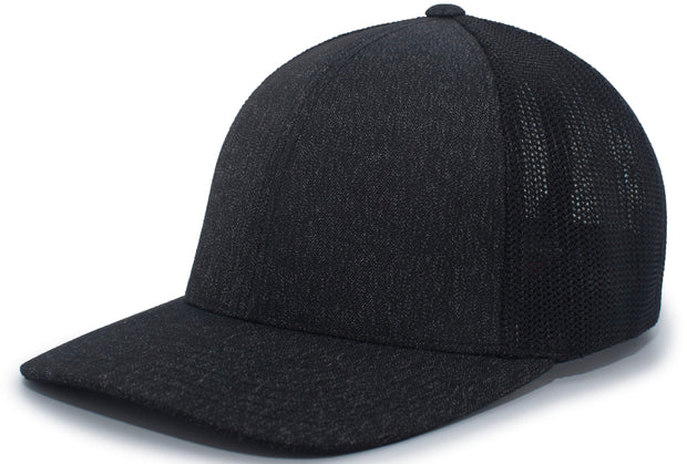 Heather Trucker Flexfit® Cap - P405