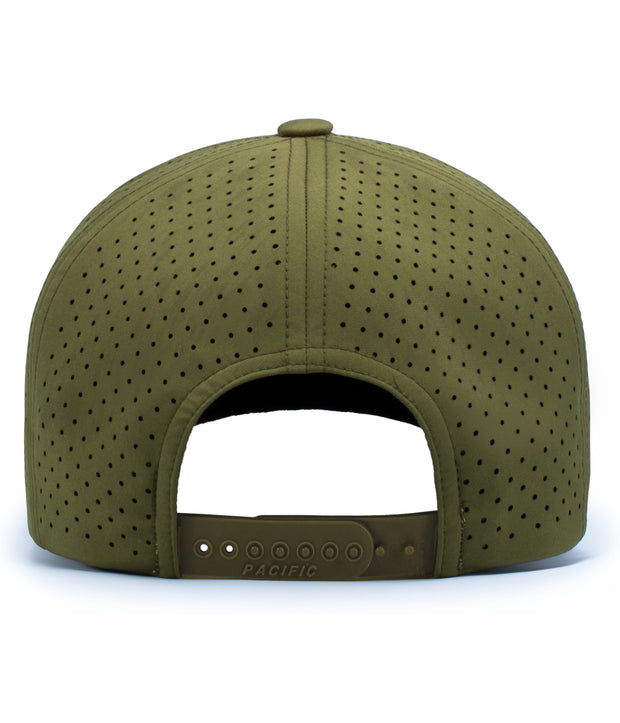 Pacific Headwear P424 Weekender Perforated Snapback Cap