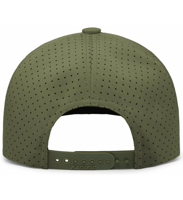Pacific Headwear P424 Weekender Perforated Snapback Cap