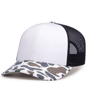 Pacific Headwear P686 Duck Camo Trucker Snapback Cap