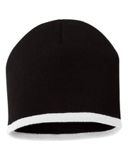 Sportsman SP09 - 8" Bottom-Striped Knit Beanie
