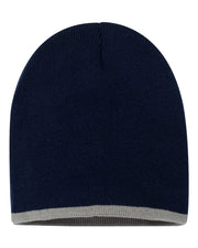 Sportsman SP09 - 8" Bottom-Striped Knit Beanie
