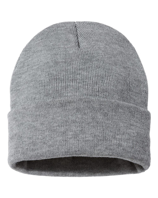 Sportsman SP12JL - Jersey Lined 12" Cuffed Beanie, Knit Cap