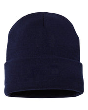 Sportsman SP12JL - Jersey Lined 12" Cuffed Beanie, Knit Cap