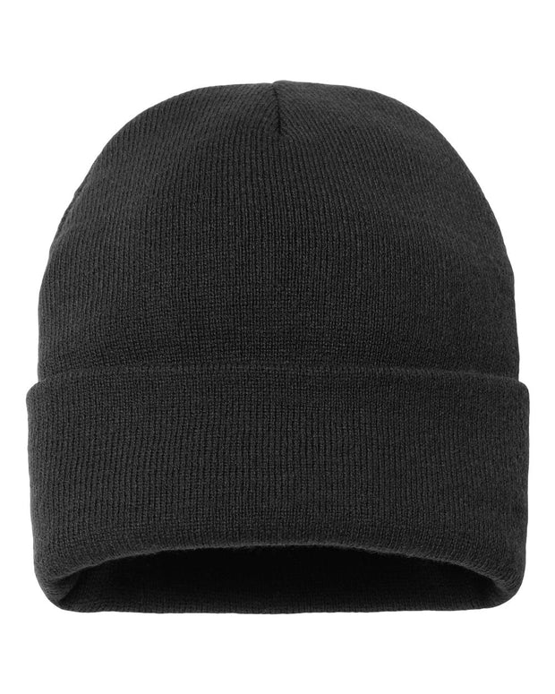 Sportsman SP12SL - Sherpa Lined 12" Cuffed Beanie, Knit Cap