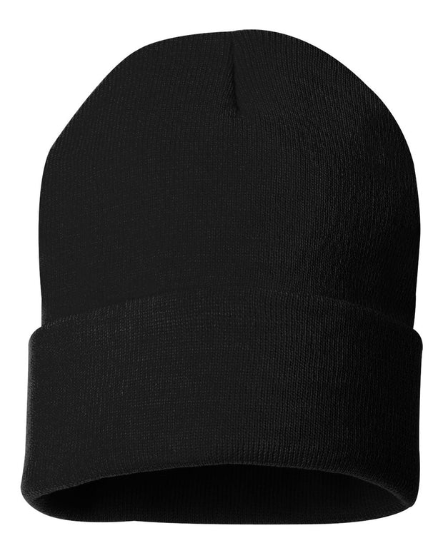 Sportsman SP12 - Beanie, Knit Cap, 12", Long Beanie, Blank Beanies, Bulk Beanies, Wholesale Beanies - SP12