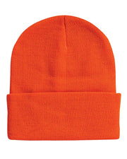 Sportsman SP12 - Beanie, Knit Cap, 12", Long Beanie, Blank Beanies, Bulk Beanies, Wholesale Beanies - SP12