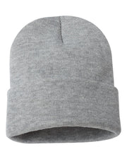 Sportsman SP12 - Beanie, Knit Cap, 12", Long Beanie, Blank Beanies, Bulk Beanies, Wholesale Beanies - SP12
