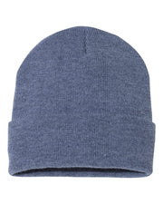 Sportsman SP12 - Beanie, Knit Cap, 12", Long Beanie, Blank Beanies, Bulk Beanies, Wholesale Beanies - SP12