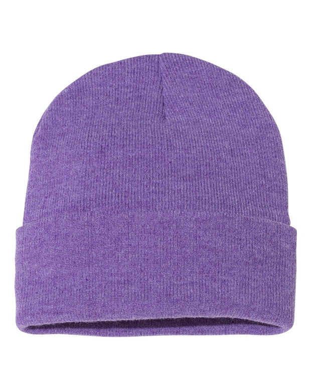 Sportsman SP12 - Beanie, Knit Cap, 12", Long Beanie, Blank Beanies, Bulk Beanies, Wholesale Beanies - SP12