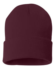 Sportsman SP12 - Beanie, Knit Cap, 12", Long Beanie, Blank Beanies, Bulk Beanies, Wholesale Beanies - SP12